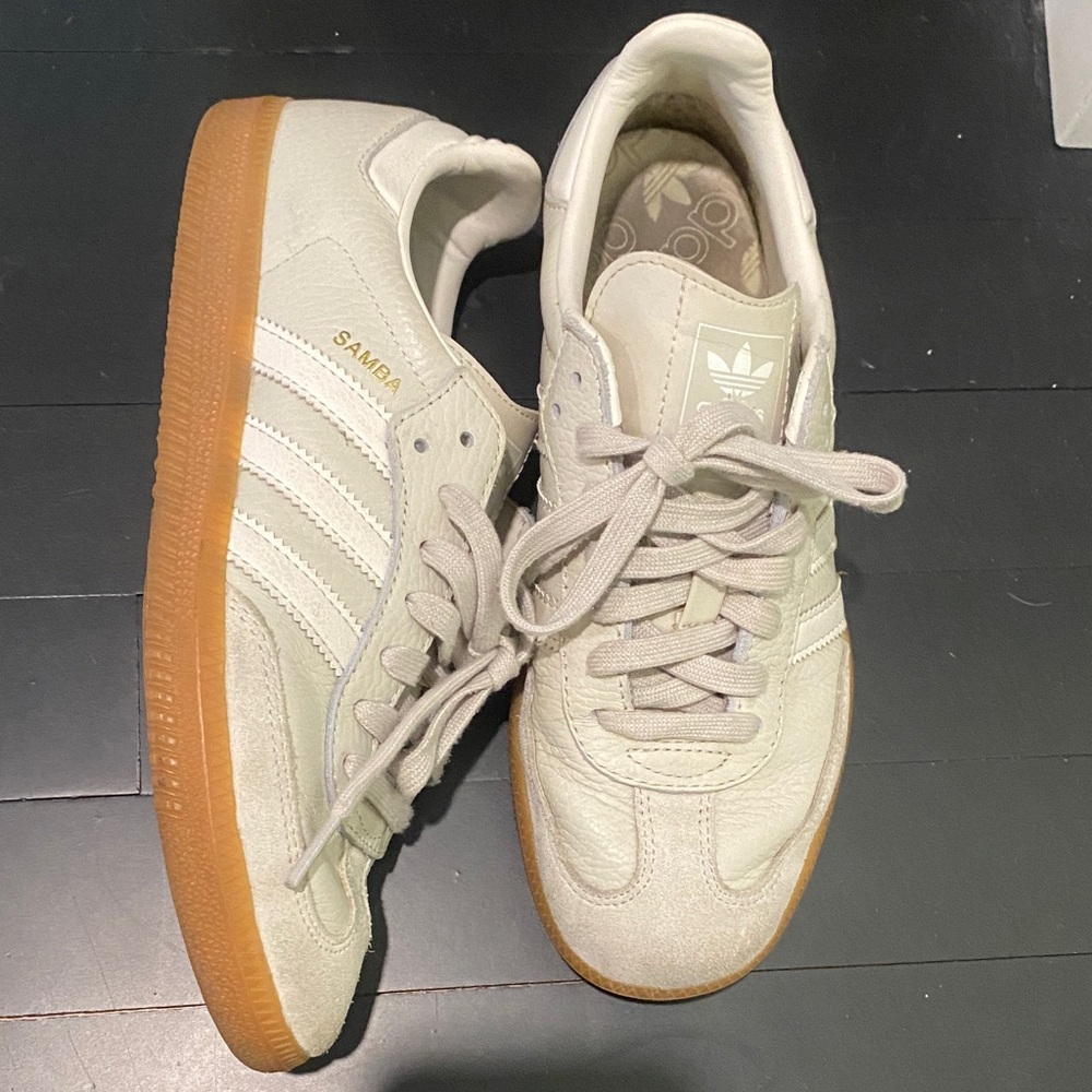 adidas Samba Cream White with Gum Sole